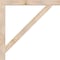 Ekena Millwork Traditional Block Smooth Bracket, Douglas Fir, 3 1/2"W x 42"D x 42"H BKT04X42X42TRA05SDF - alternate 2